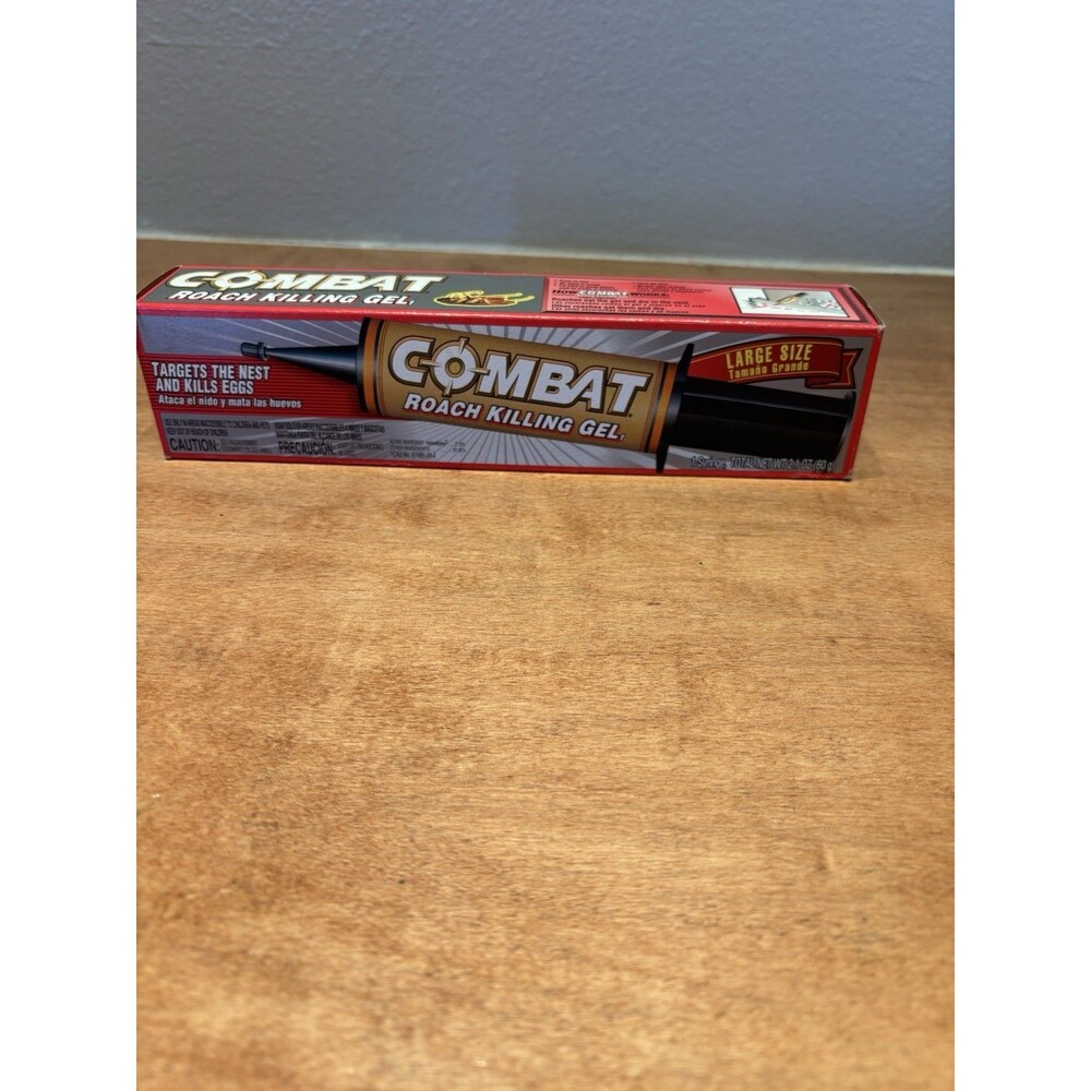 Combat 60 g Source Kill Max Roach Kill Gel-2.1 oz (1 Syringe),NEW!